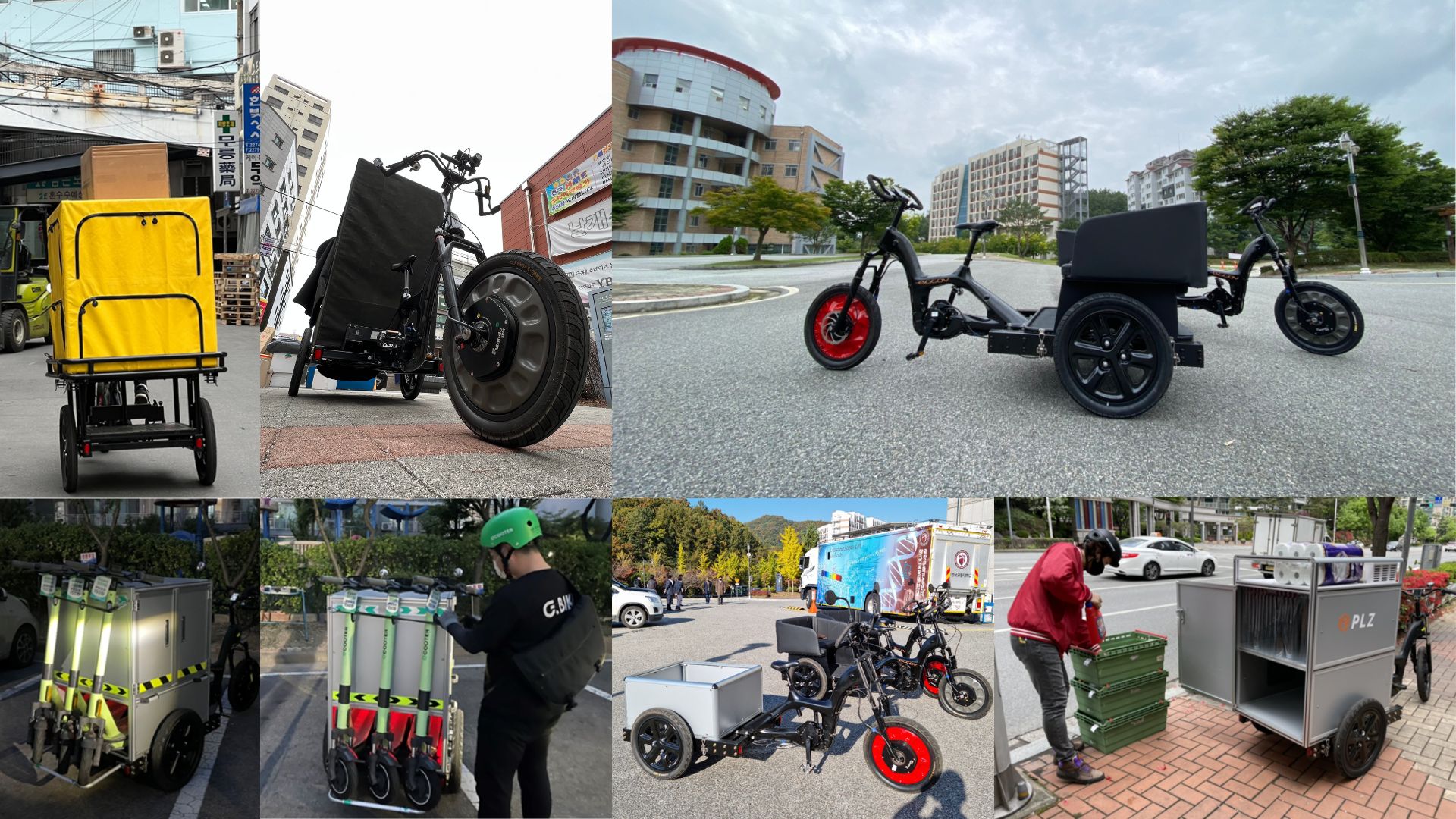 Application of ECCOV cargo bike in daily life